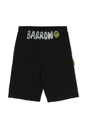 black cotton shorts BARROW KIDS | S4BKJUBE029110